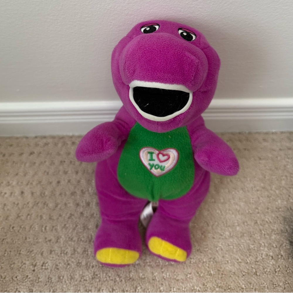 Vintage Barney plush doll